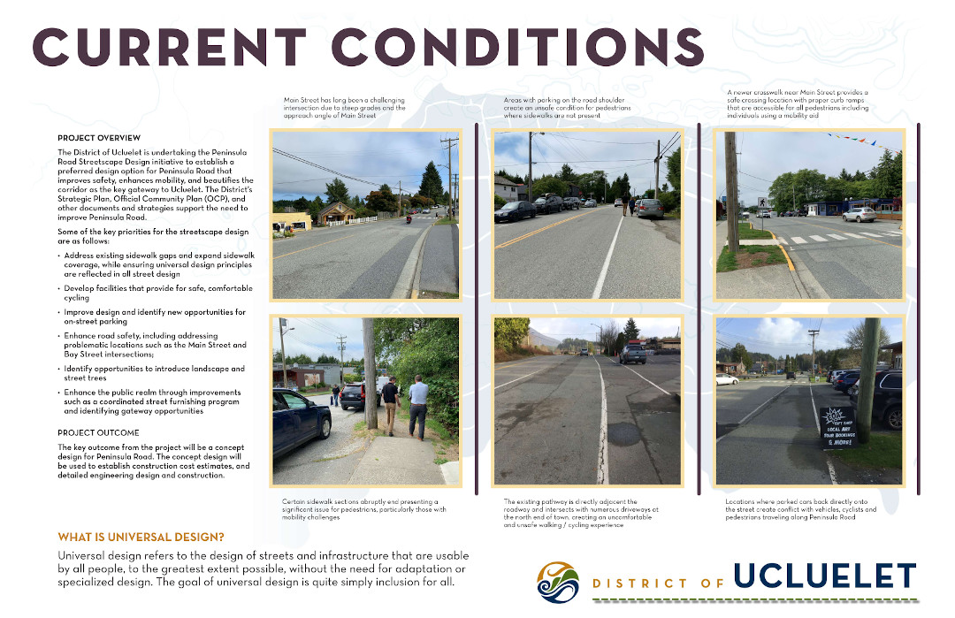 Ucluelet Presentation Board Current Conditions